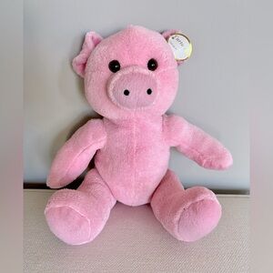 Pink Plush Pig Toy